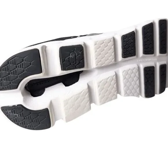 On Running Women's Athletic Shoes - Black and Gray - Picture 16 of 16